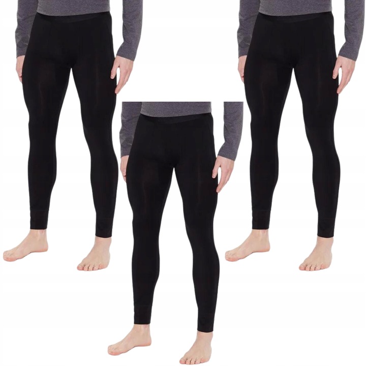 3X Kalesony RAJSTOPOWE męskie TERMOAKTYWNE Bawełniane OCIEPLANE