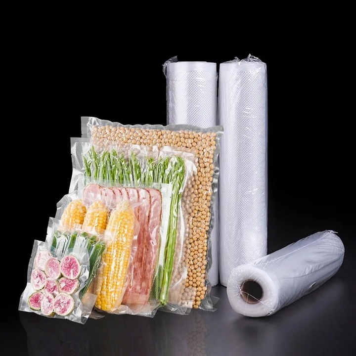 ZGRZEWARKA PAKOWARKA PRÓŻNIOWA DO ŻYWNOŚCI JEDZENIA + FOLIA 10 SZTUK