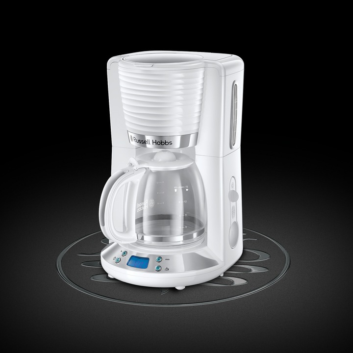 Ekspres do kawy przelewowy Russell Hobbs Inspire 1100W biały
