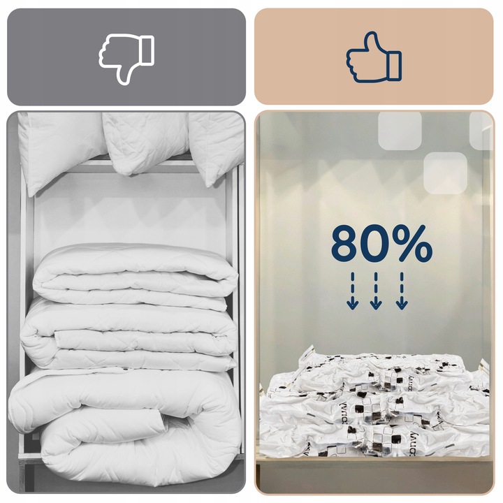 4CONVY 11 szt. MOCNE worki próżniowe małe 40x60 na ubrania bluzy