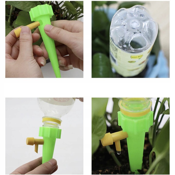 Nawadniacz do Kwiatów Doniczek Roślin Dozownik z Kranikiem Wody na