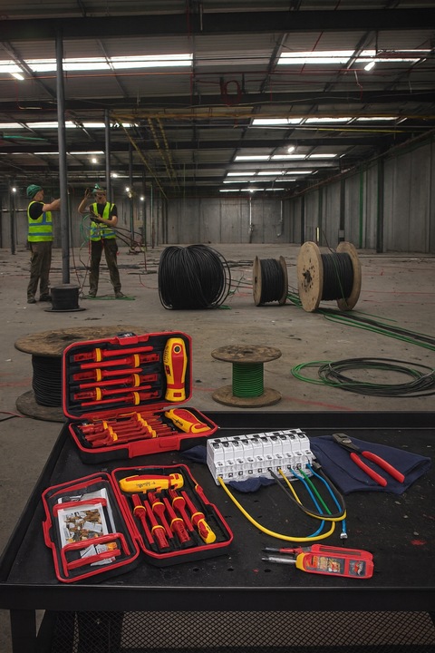 Zestaw wkrętaków izolowanych WKRĘTAKI IZOLOWANE w walizce 14 sztuk /