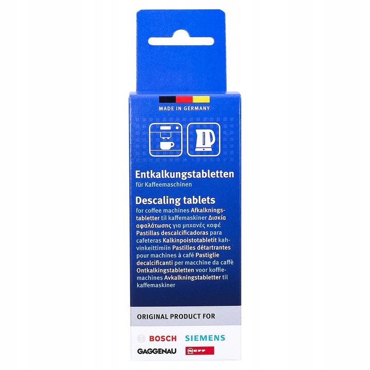 Odkamieniacz do ekspresu tabletki do odkamieniania Bosch Siemens