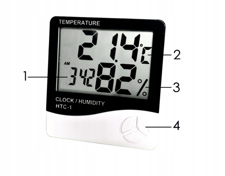 TERMOHIGROMETR TERMOMETR HIGROMETR TEMP WILGOTNOŚĆ