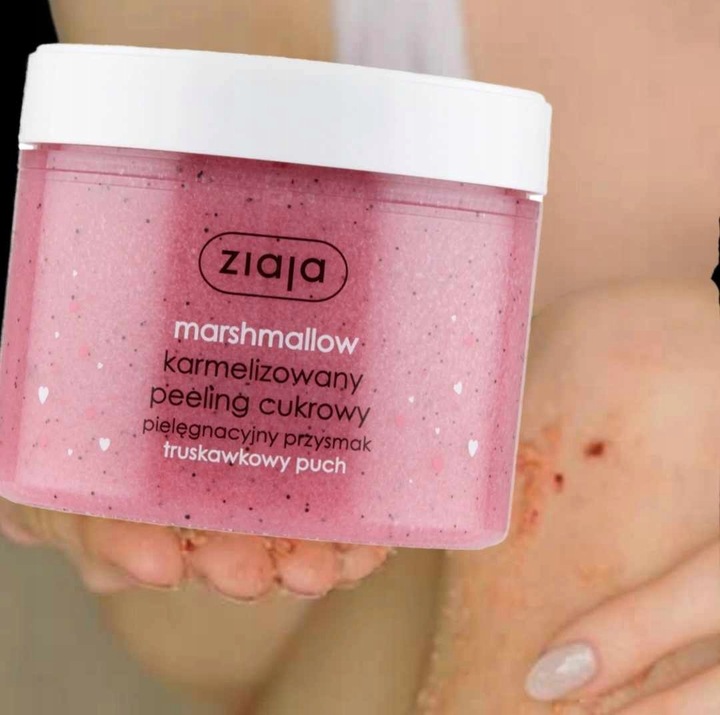 ZIAJA PEELING CUKROWY DO CIAŁA MARSHMALLOW 300ML
