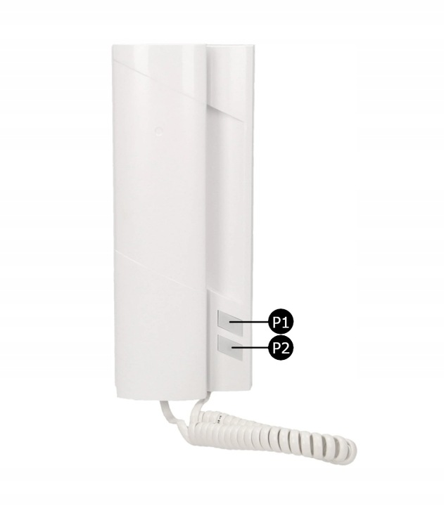 Słuchawka Unifon do domofonu PROEL 512 Biały 2-żyłowy cyfrowy