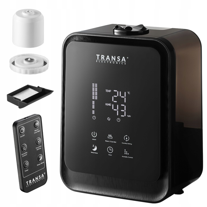 Nawilżacz Powietrza PILOT AROMATERAPIA FILTR CERAMICZNY JONIZATOR 4,5L