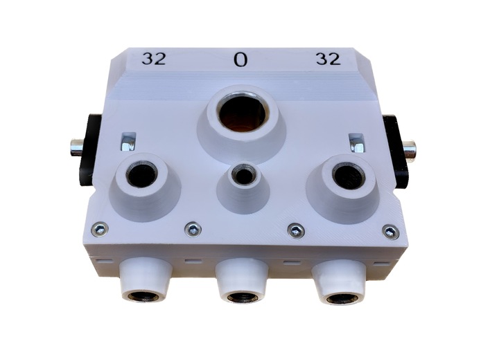 Szablon do mimośrodów kołków wzornik do mebli 3w1