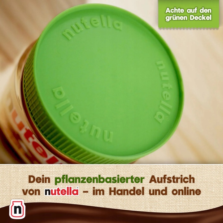 NUTELLA PLANT BASED KREM ORZECHOWO NUGATOWY WEGETARIAŃSKI 350 G Z