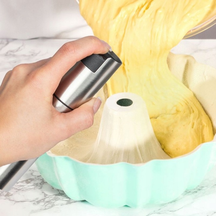 ROZPYLACZ do Oleju Oliwy SPRYSKIWACZ DOZOWNIK OCTU ATOMIZER STALOWY