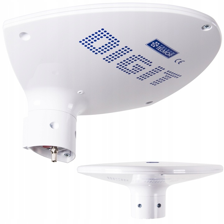 ANTENA DVB-T2 DO TV NAZIEMNEJ TELMOR DIGIT BIERNA DVB-T2 4K HD MUX8 PASYWNA