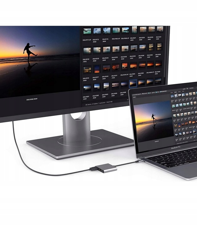 4Apple Przejściówka Adapter 3w1 HUB USB-C HDMI 4K ver2020