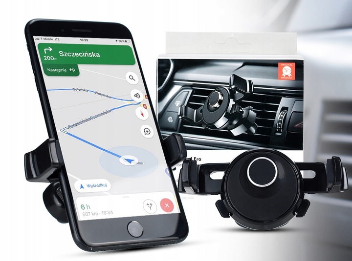 UCHWYT DO KRATKI NAWIEWU DO SLOTU CD NA TELEFON SMARTFON DO AUTA WEBSKI