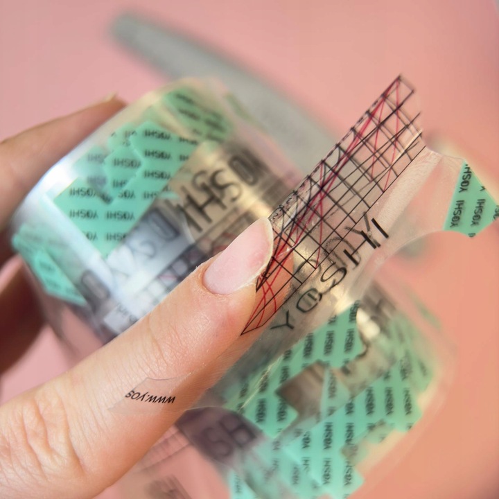 Yoshi Szablon Do Przedłużania Paznokci plastikowe formy Transparentne