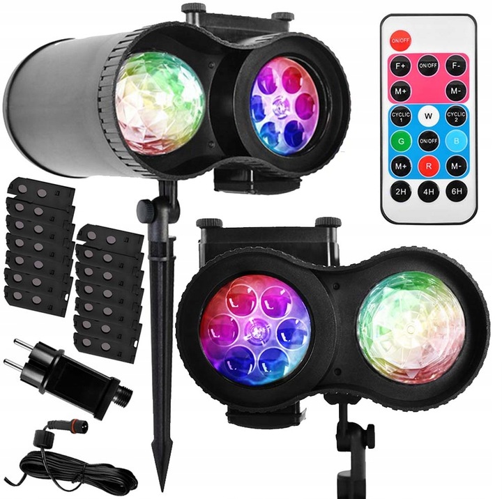 PROJEKTOR LASEROWY ŚWIĄTECZNY NA DOM 12 MOTYWÓW