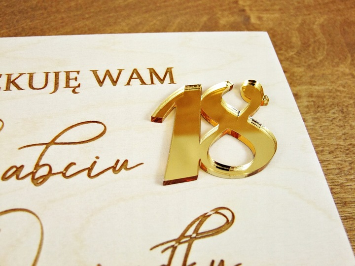 Podziękowanie Dla Chrzestnych Dziadków Babci Dziadka 18 Urodziny