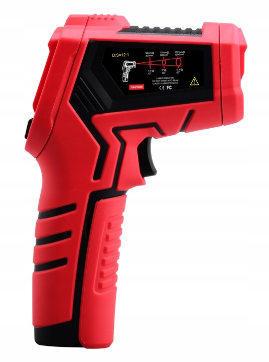 PIROMETR TERMOMETR LASEROWY BEZDOTYKOWY NA PODCZERWIEŃ EMISYJNOŚĆ -50 +950°