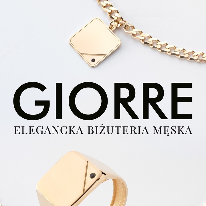 SREBRNY KWADRATOWY SYGNET MĘSKI