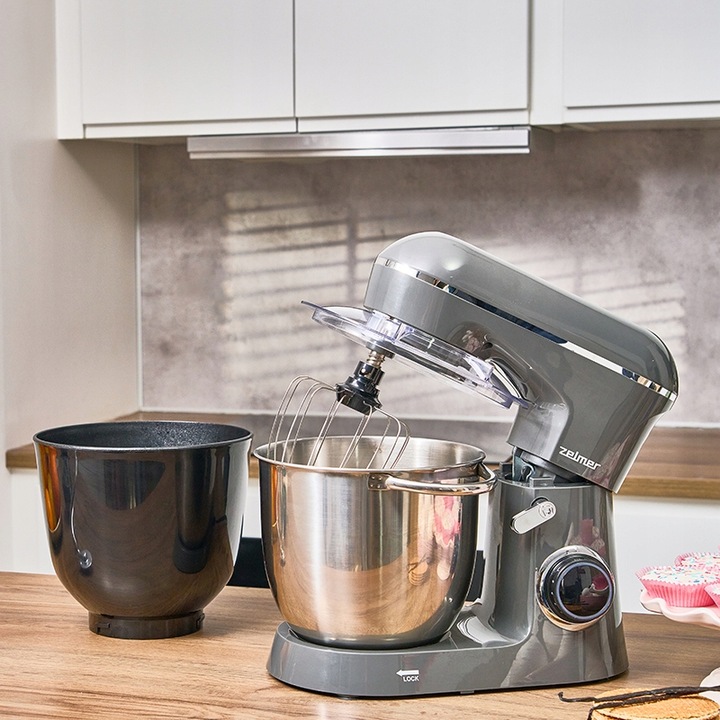 ROBOT KUCHENNY PLANETARNY ZELMER MIKSER WIELOFUNKCYJNY 3 MIESZADŁA 5L