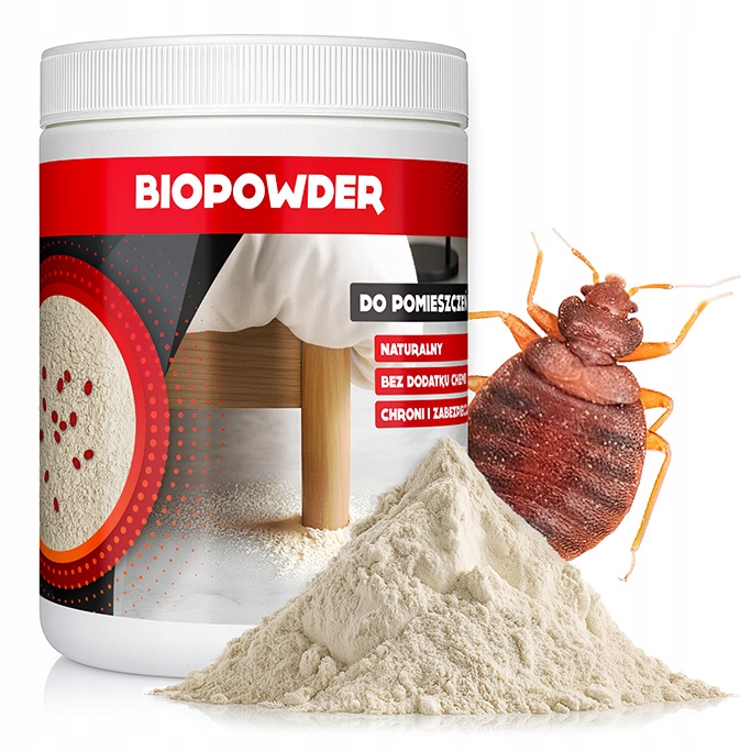 ŚRODEK BIOPOWDER NATURALNY ŚRODEK NA PLUSKWY DO POSYPYWANIA 500G