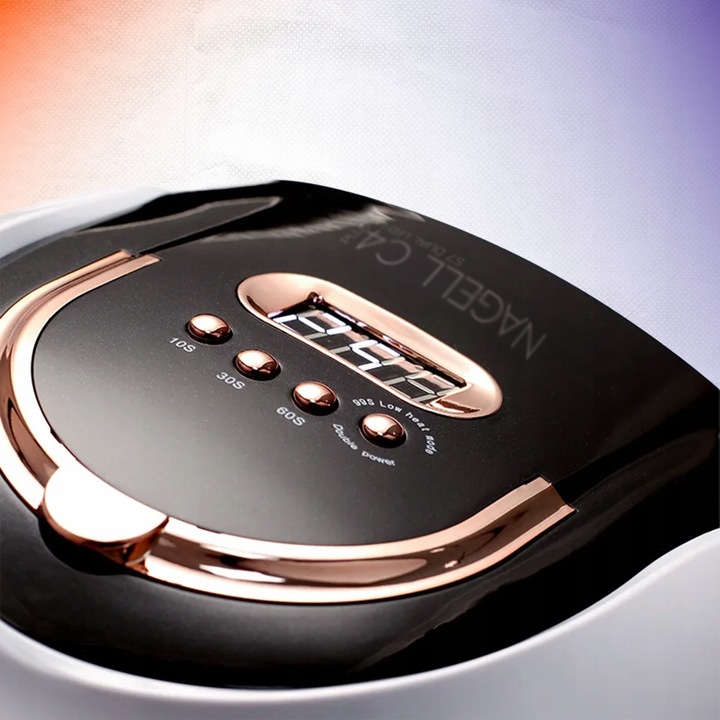 LAMPA DO PAZNOKCI UV DUAL LED 256W DO HYBRYD ŻEL SUN C4 PLUS MOCNA MANICURE