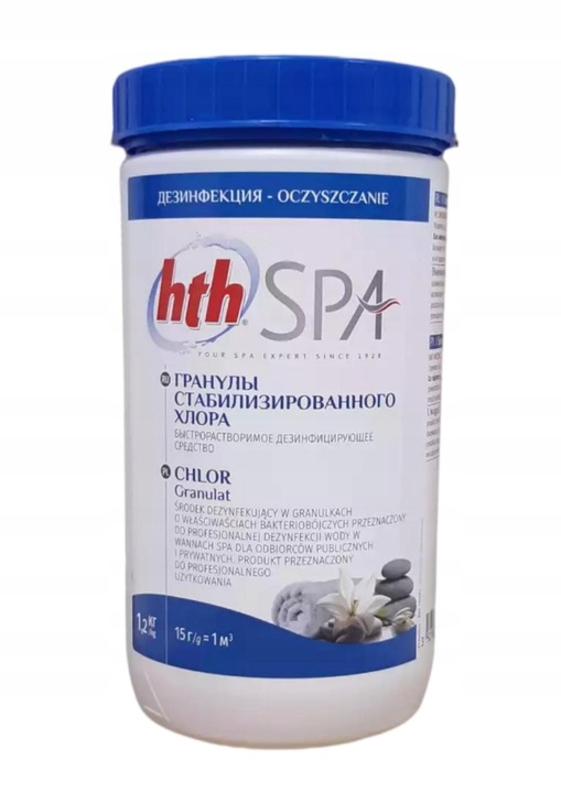 HTH Spa CHLOR GRANULAT do WANNY Spa JACUZZI 1,2 kg