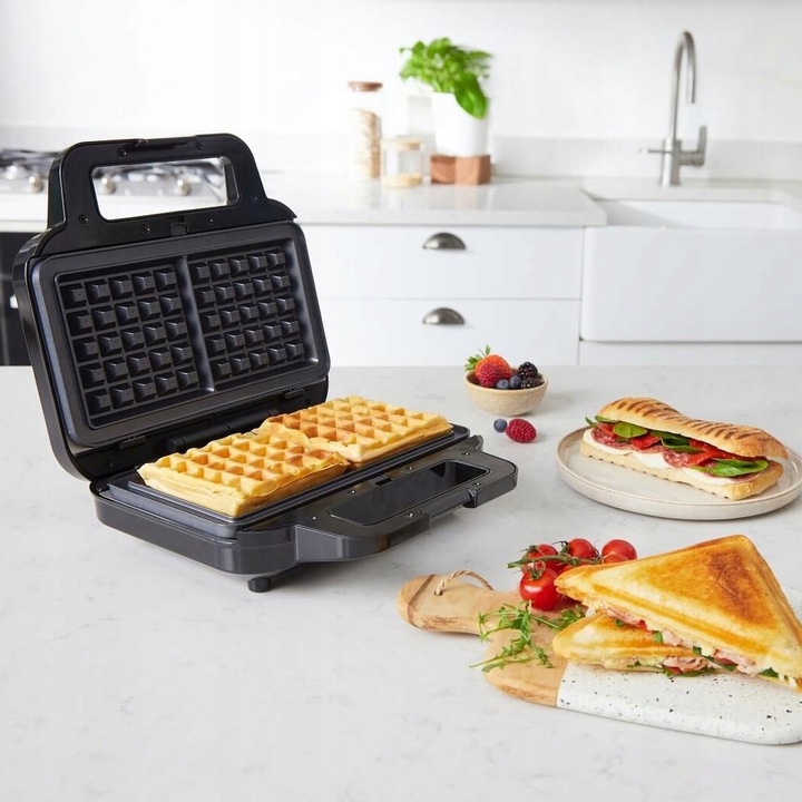 Opiekacz do kanapek Gofrownica Panini Tosty Grill Breville wkłady 3w1