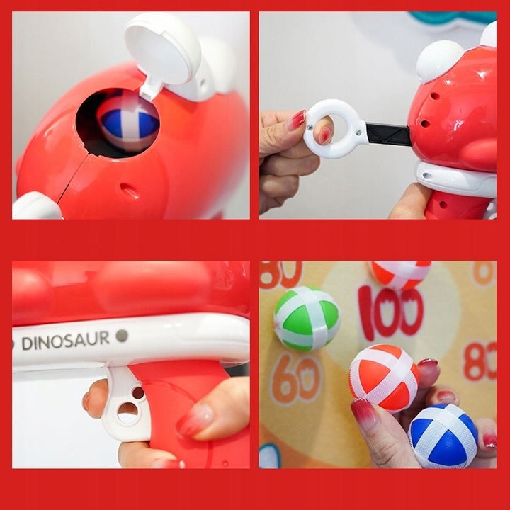 Gra Zręcznościowa Strzelanie Do Celu Na Rzepy Prezent dla 3 4 5 6 7 8 latka