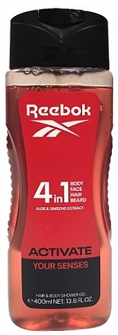 REEBOK MEN MĘSKI ŻEL POD PRYSZNIC DLA MĘŻCZYZN 4W1 ZESTAW MIX 4X 400ML