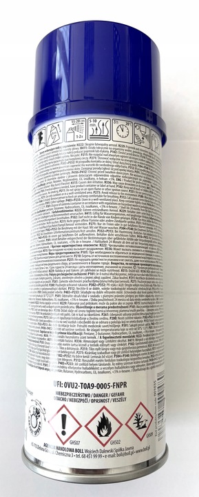 400ml Klej w sprayu BOLL do Tkanin Tapicerki drzwiowej Boczków