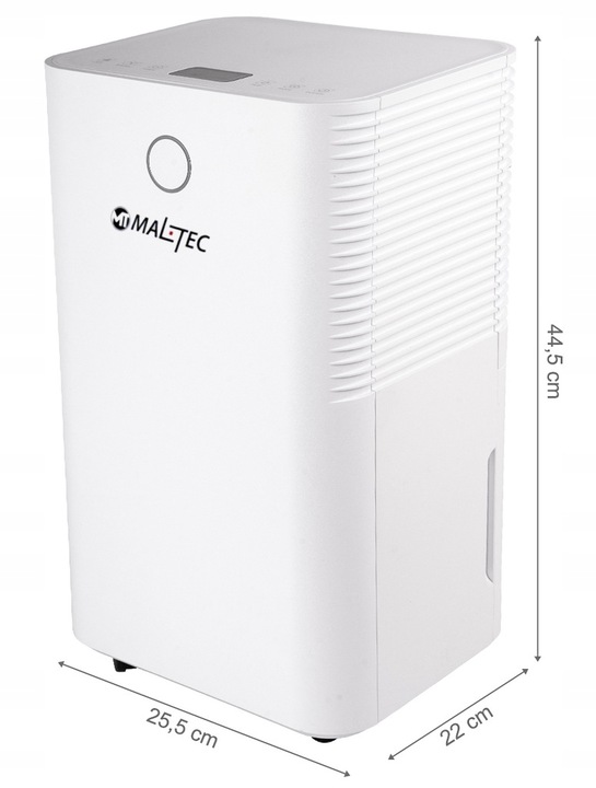 CICHY OSUSZACZ POWIETRZA POCHŁANIACZ WILGOCI 12L/24H + WiFi + TIMER