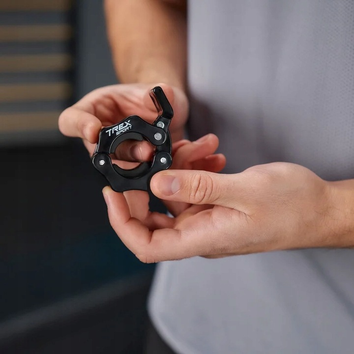 Zestaw 3w1 pianka osłona ochraniacz na sztangę gryf pasy zaciski Trex