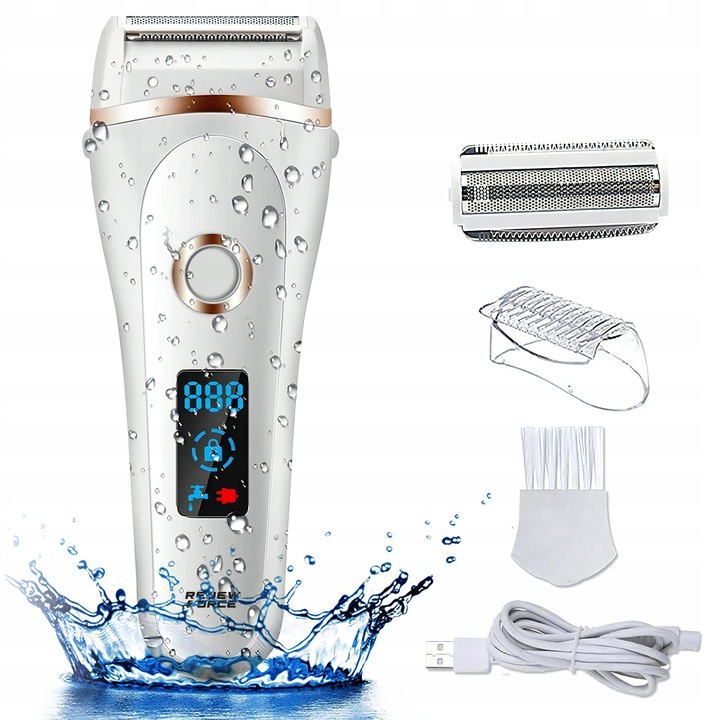 Golarka DAMSKA DEPILATOR BEZPRZEWODOWY dla Kobiet do nóg ciała bikini