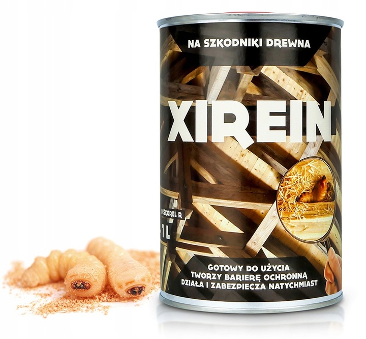 SILNY ŚRODEK OWADOBÓJCZY XIREIN ZWALCZA KORNIKI SPUSZCZELE KOŁATKI
