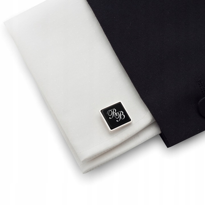 Prezent z grawerem dla męża Spinki do mankietów