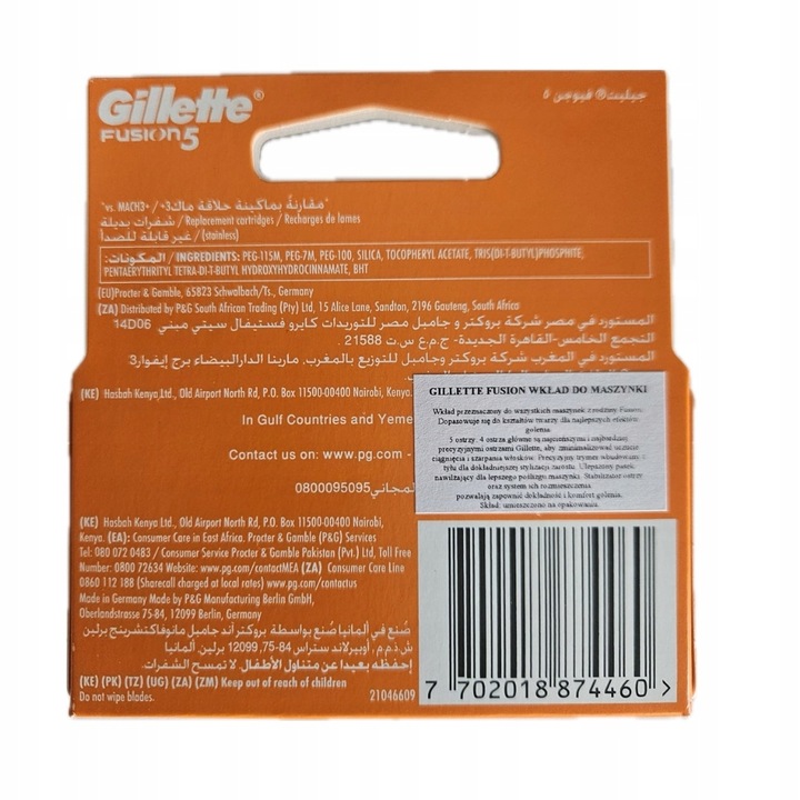 FUSION 6 WKŁADÓW ! + MASZYNKA FUSION gratis !