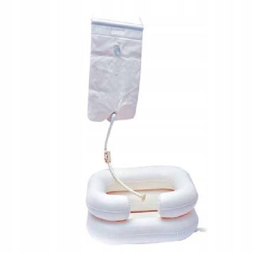 Basen do mycia głowy leżącego w łóżku miska do mycia włosów prysznic pompka