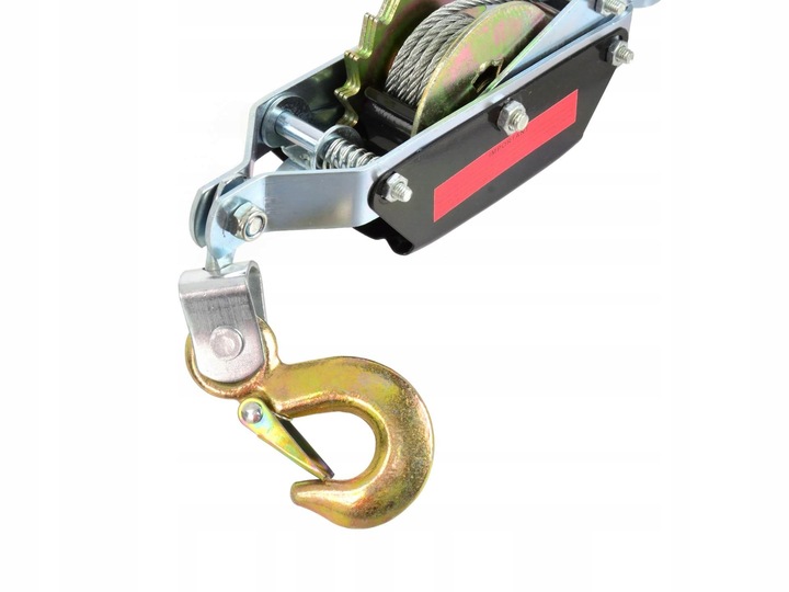 WYCIĄGARKA WCIĄGARKA LINOWA RĘCZNA 2T 2,5M GEKO