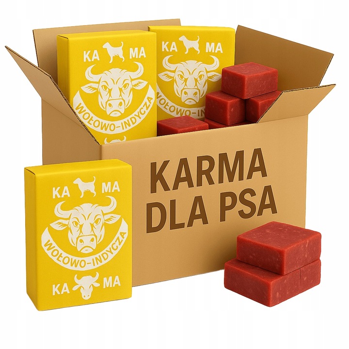 MIĘSO MROŻONE DLA PSA 10 KG WOŁOWO INDYCZE BARF 10 KG WOŁOWINA INDYK