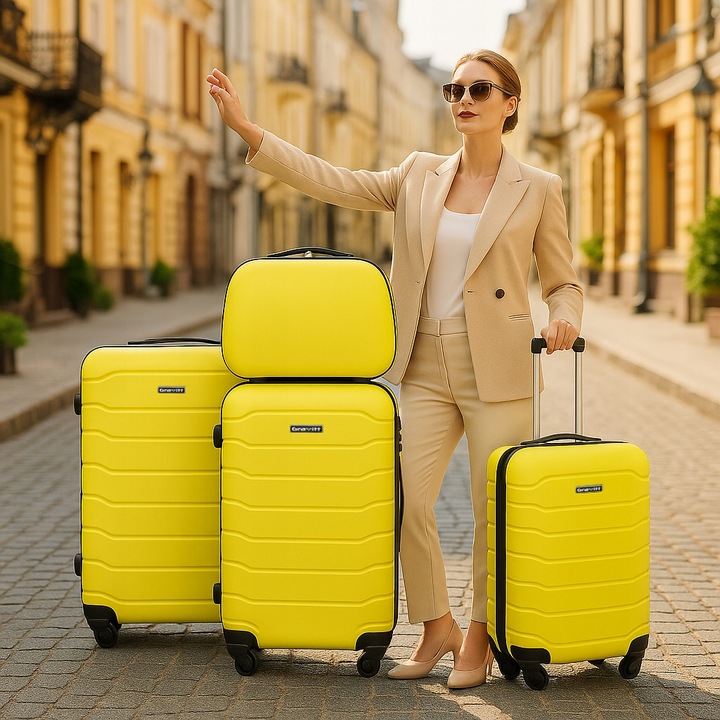 ZESTAW WALIZEK 4w1 WALIZKA PODRÓŻNA NA KÓŁKACH GRAVITT 931