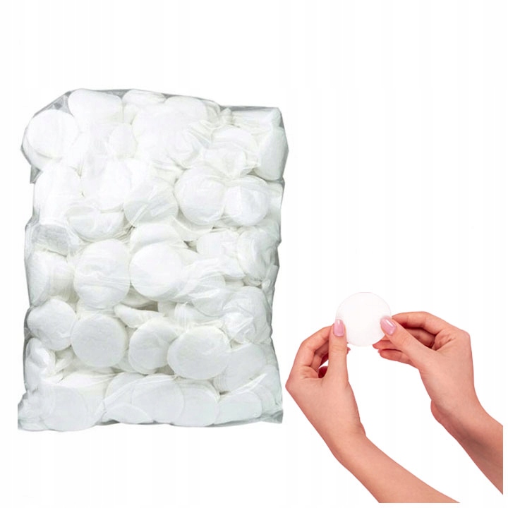 Waciki kosmetyczne bawełniane manicure pedicure 0,5 kg 1000szt