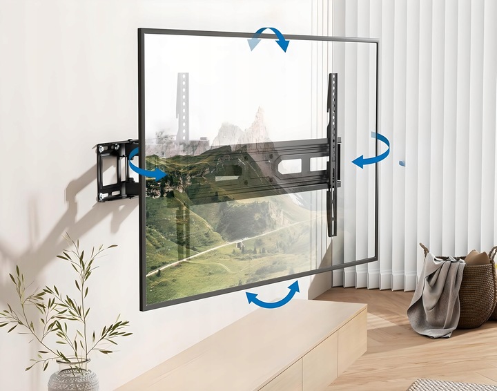 OBROTOWY UCHWYT do TELEWIZORA WIESZAK TV do 70 cali 600x400 VESA do