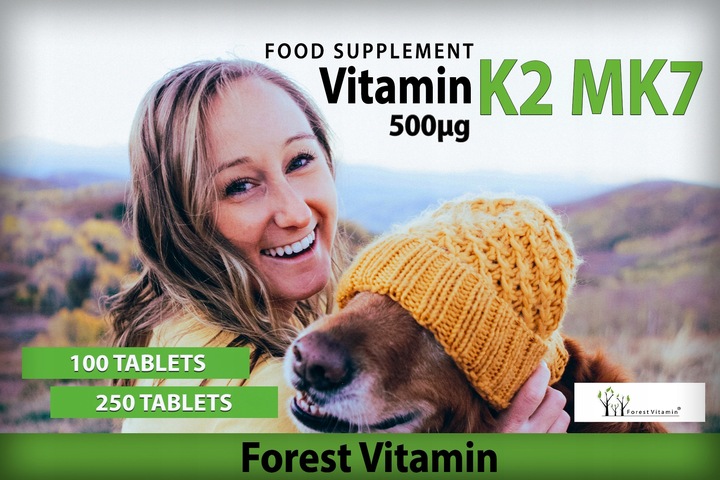 FOREST WITAMINA K2 MK-7 500mcg 100 tab NATURALNA