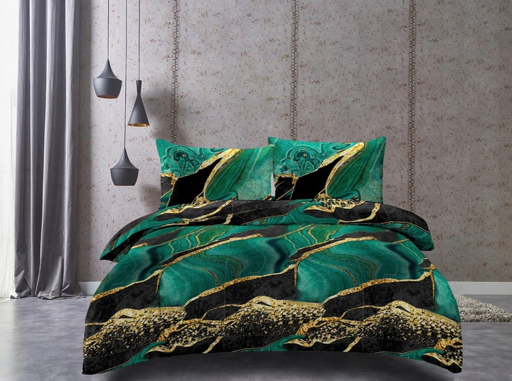 POŚCIEL 160x200 +2 POSZEWKI KOMPLET POŚCIELI 3D DWUSTRONNA