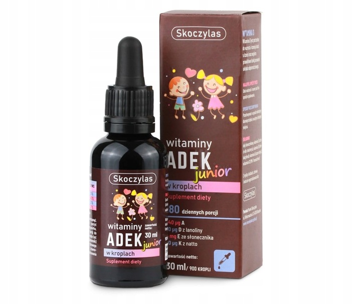 ADEK Skoczylas Junior - 30 ml -80 dziennych porcji