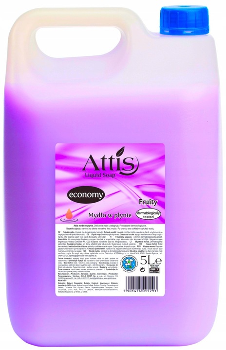 Mydło w Płynie ATTIS 5l GOLD DROP Owocowe FRUITY