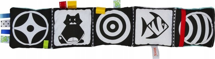 Hencz Kontrastowa Książeczka Sensoryczna CZERWONA