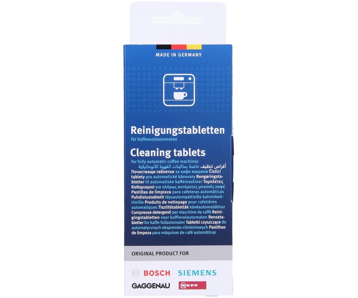 ORYGINALNE TABLETKI czyszczące ekspresów SIEMENS | 10szt TZ60001