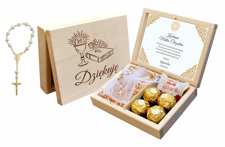 Podziękowanie dla Chrzestnych Dziadków Komunia Św