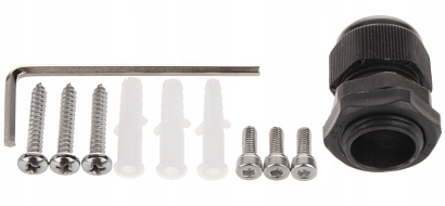 Puszka montażowa adapter do kamer cctv uchwyt DVS PFA134 BLACK dahua